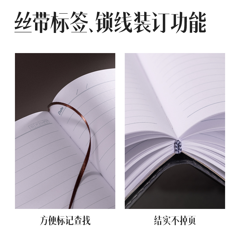 大众娱乐7910皮面条记本-16K-120张(黑)(本)