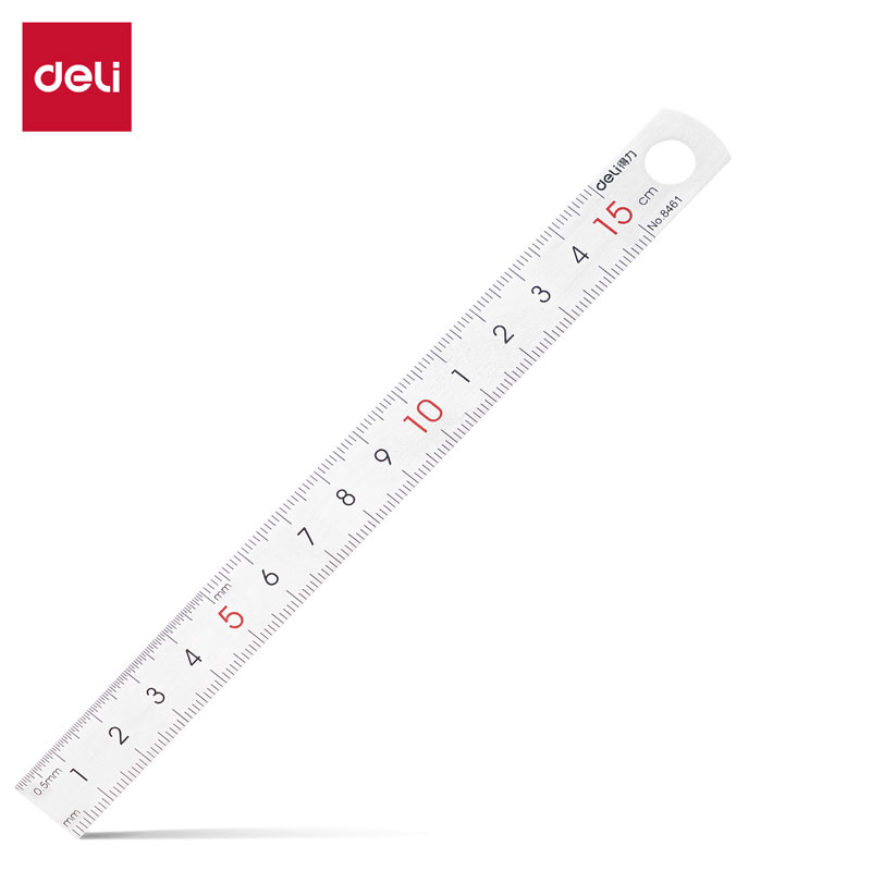 大众娱乐8461钢直尺15cm(银色)(只)