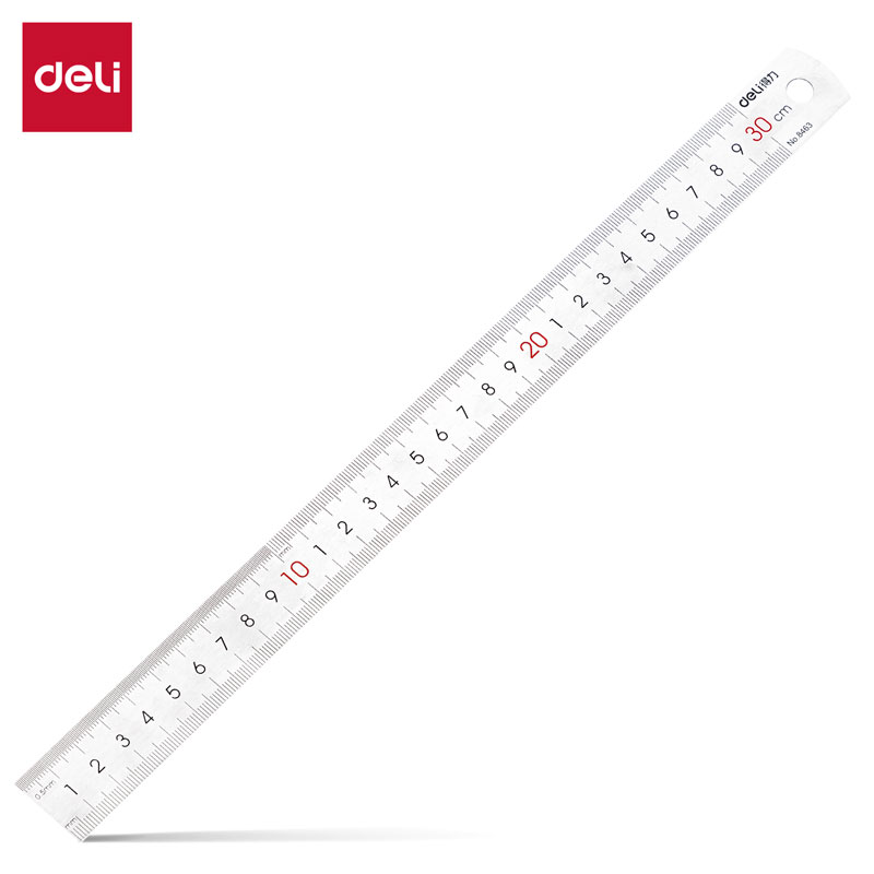 大众娱乐8463钢直尺30cm(银色)(只)