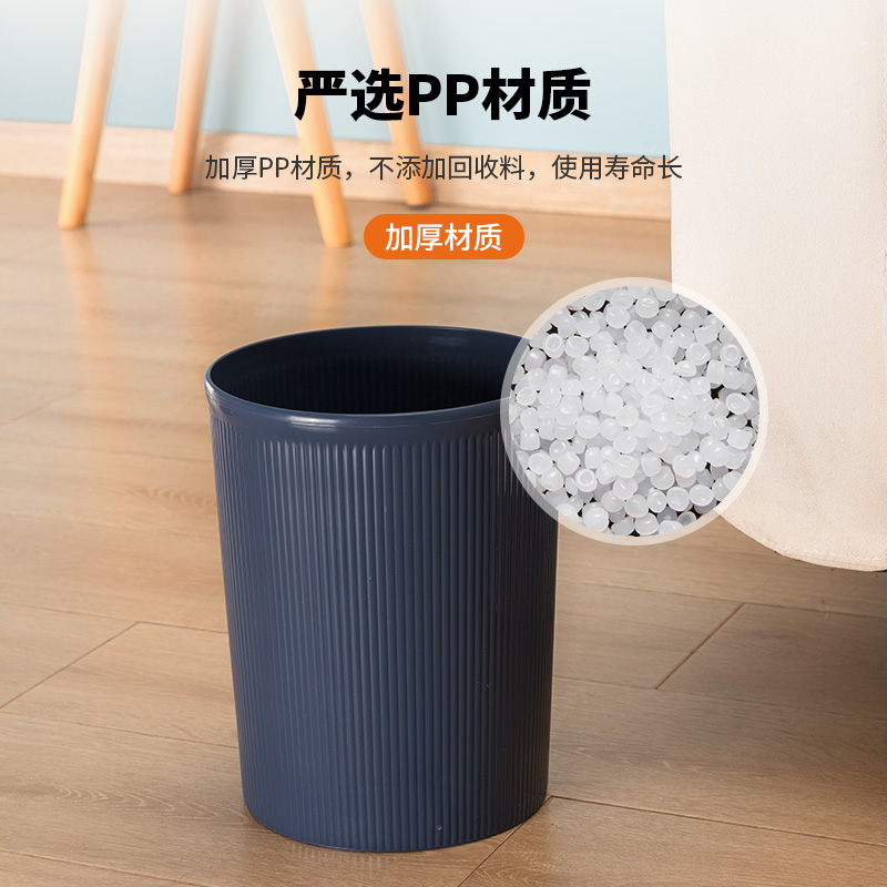 大众娱乐9581圆形清洁桶(深蓝)(只)