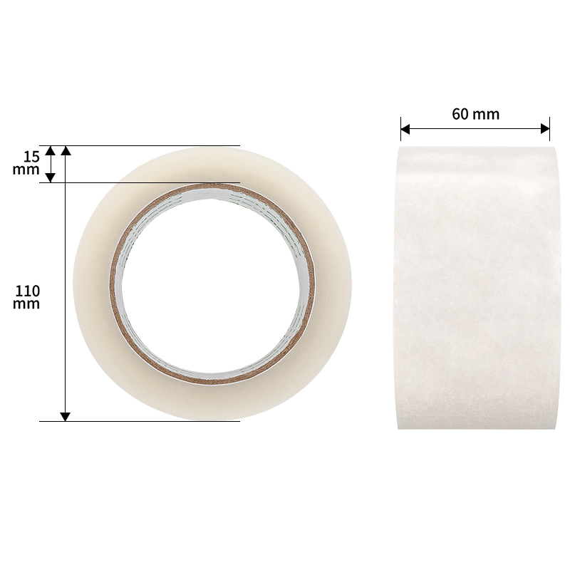 大众娱乐品正30932封箱胶带60mm*100y*45um(6卷/筒)(普透)