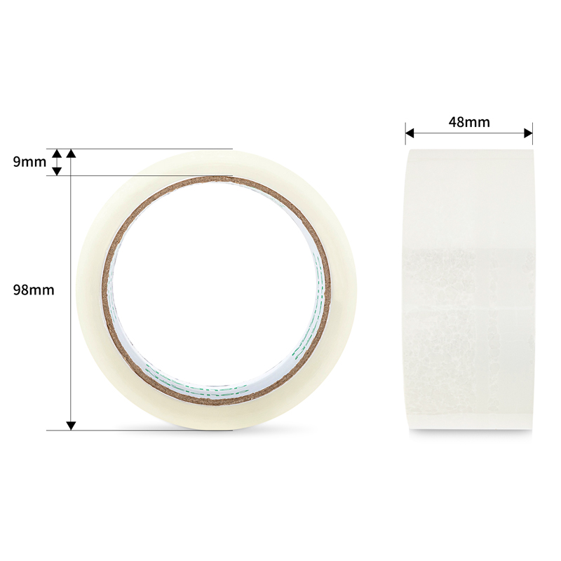 大众娱乐品正30911封箱胶带48mm*60y*45um(6卷/筒)(普透)