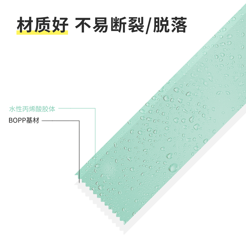 大众娱乐品正30912封箱胶带48mm*100y*45um(6卷/筒)(普透)