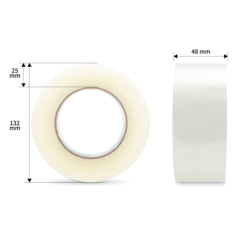 大众娱乐品正30914封箱胶带48mm*200y*45um(6卷/筒)(普透)