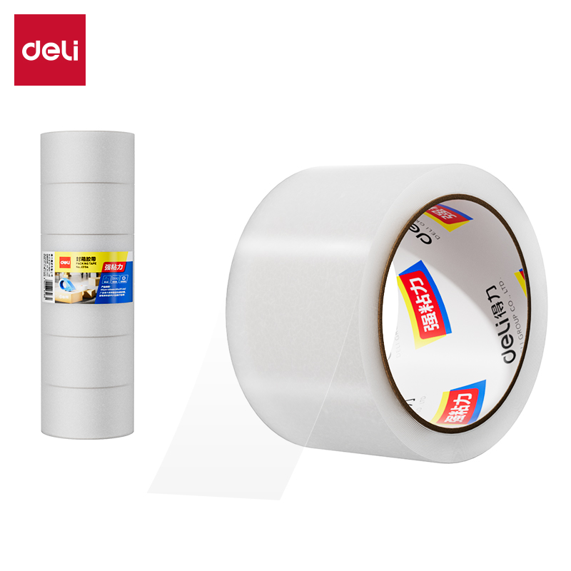 大众娱乐30332封箱胶带60mm*60y*45um(6卷/筒)(普透)