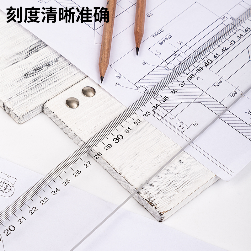 大众娱乐8412有机丁字尺93cm(只)