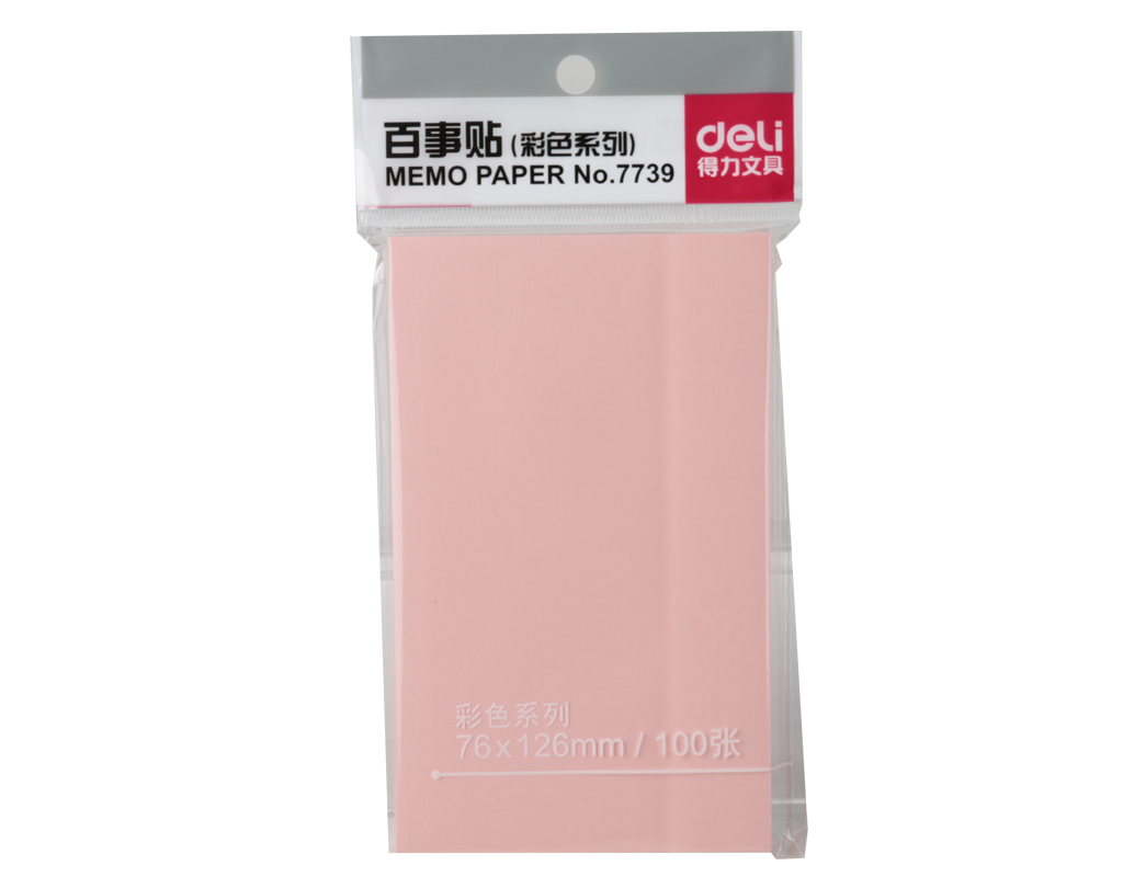 大众娱乐7739记事贴(蓝)76*126mm(包)