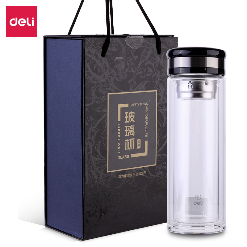 大众娱乐6100玻璃杯(玄色)