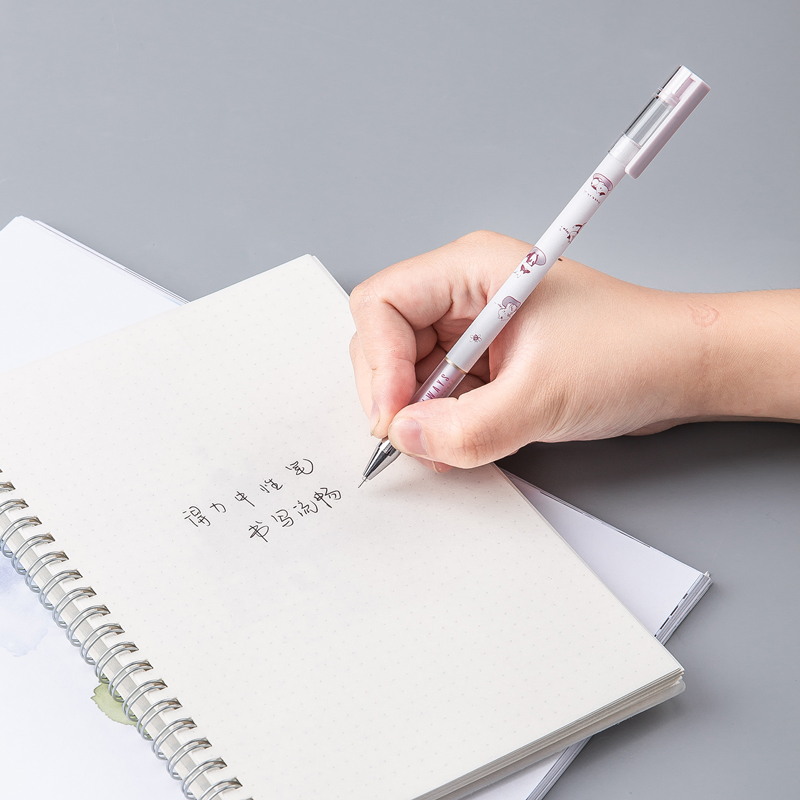 大众娱乐A436学生中性笔0.35mm全针管(黑)