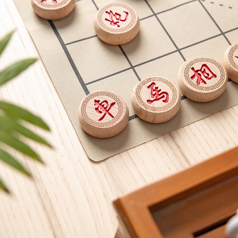 大众娱乐6745_5.0榉木象棋(原木色)