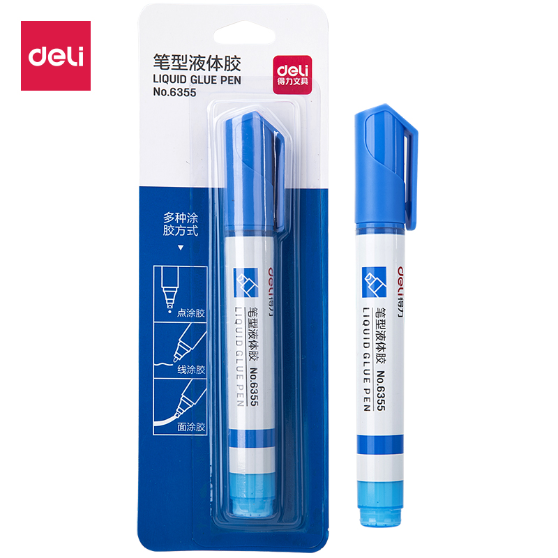大众娱乐6355笔形液体胶(蓝色)(10ml/卡)