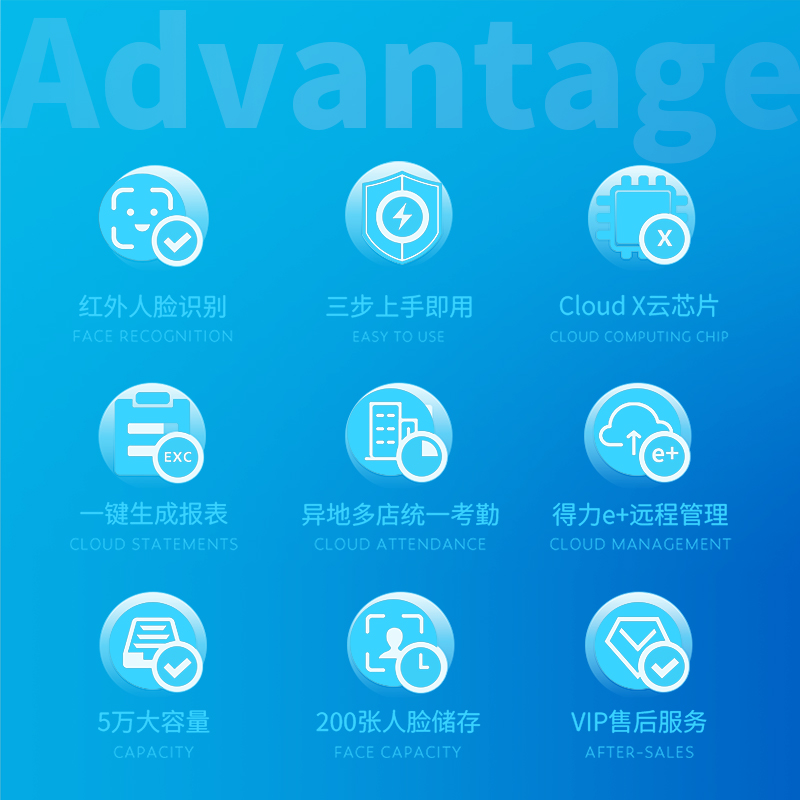 大众娱乐D3人脸指纹混淆识别考勤机(银灰)