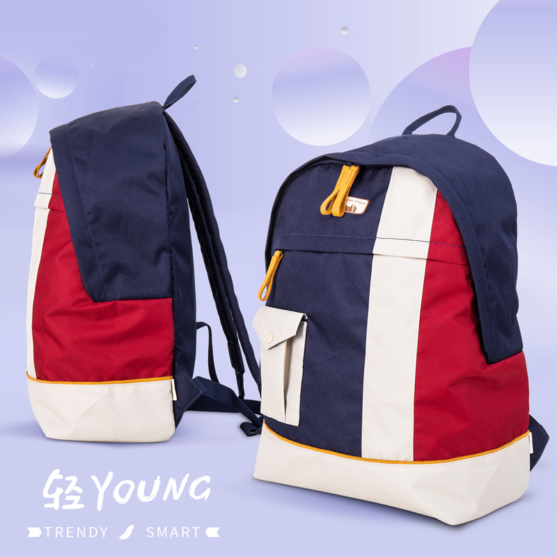 大众娱乐B1书包(深蓝色)
