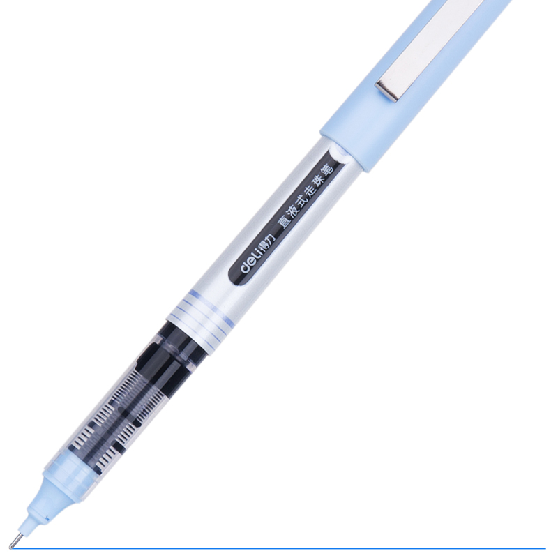 大众娱乐S653直液式走珠笔0.5mm全针管(蓝)(支)