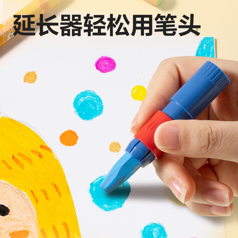 大众娱乐HM858-24六角杆油画棒(混)(盒)