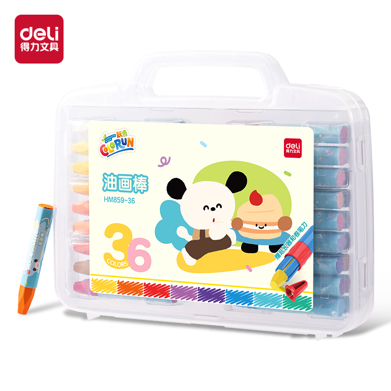 大众娱乐HM859-36六角杆油画棒(混)(盒)