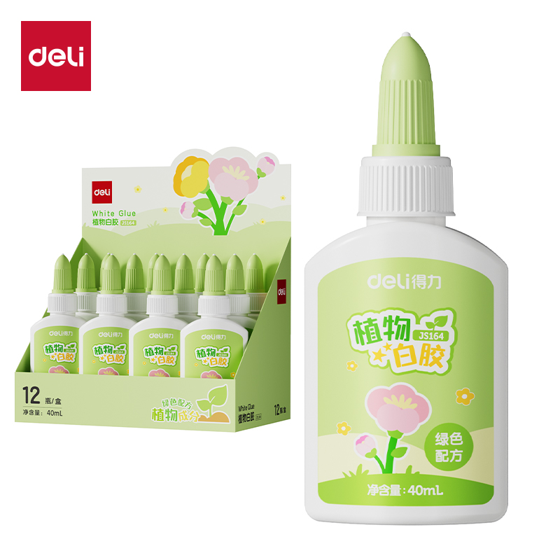 大众娱乐JS164植物白胶40ml淀粉(白)(瓶)