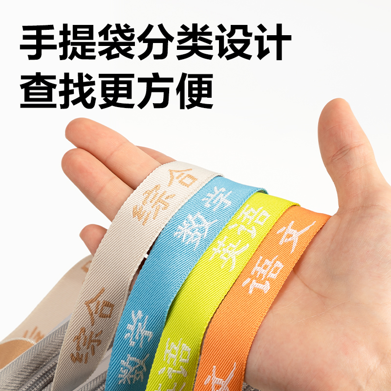 大众娱乐PP123-4_A4_L型网纱拉链袋(混)(4个/包)