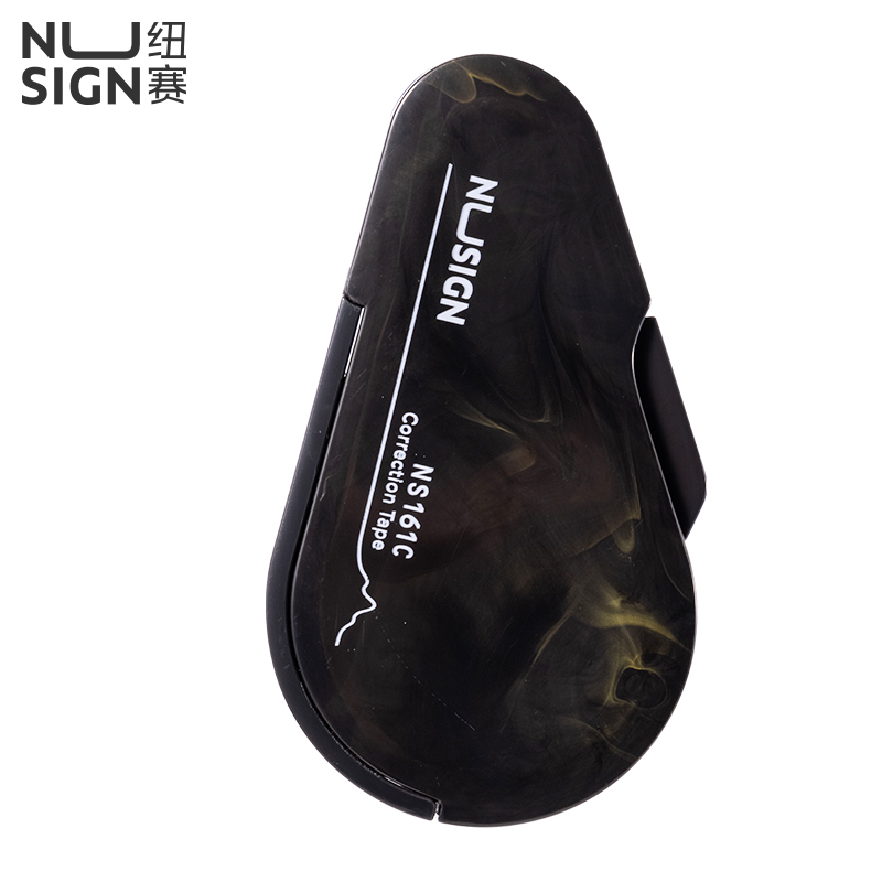纽赛NS161C-1修正带5mm*6m(流体黑)(个)