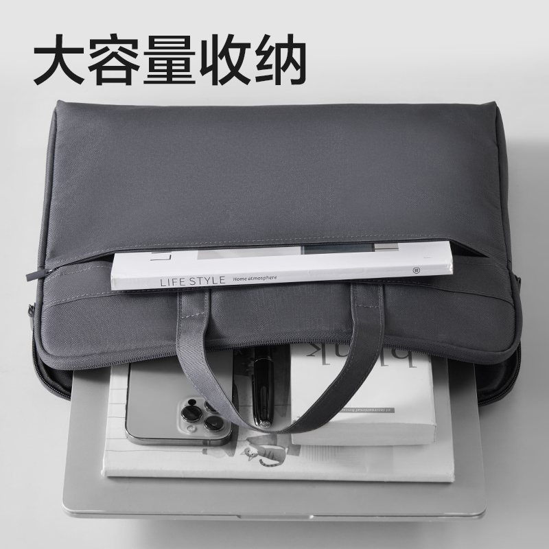 大众娱乐BG666经典商务公牍包(灰)(个)
