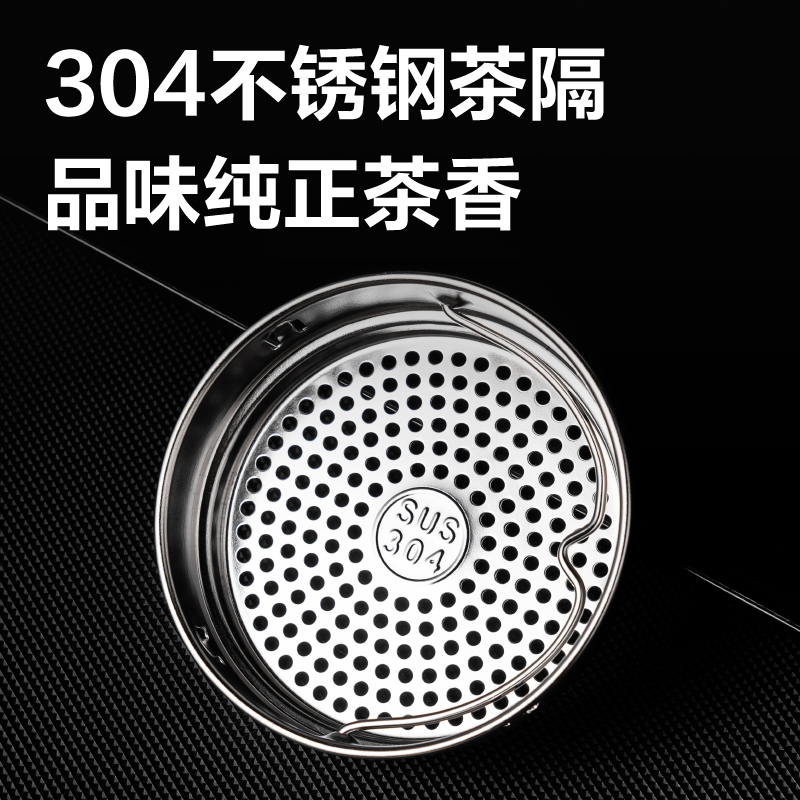大众娱乐LL512单层玻璃杯500mL(玄色)(把手杯)(个)