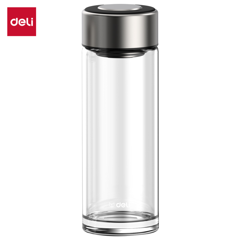 大众娱乐LL511单层玻璃杯550mL(玄色)(直杯)(个)