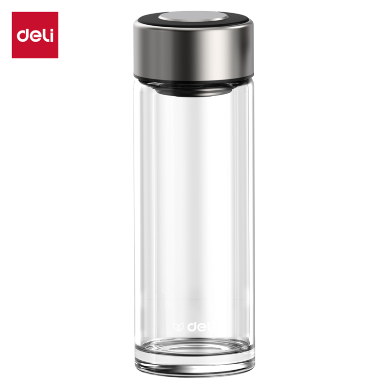 大众娱乐LL510单层玻璃杯450mL(玄色)(直杯)(个)