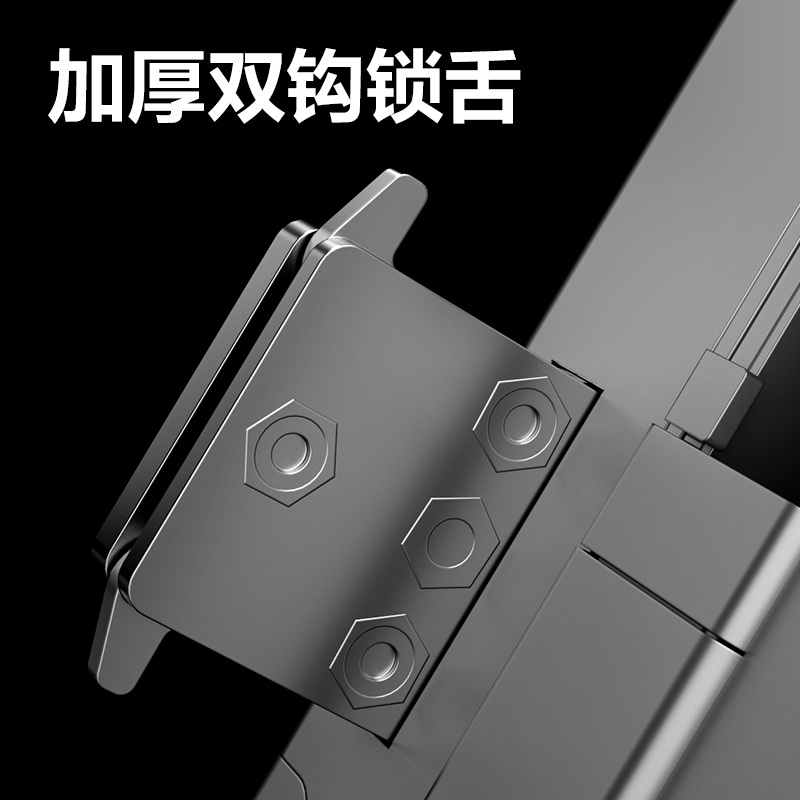 大众娱乐AL195门禁装备及配件 玻璃门智能门锁(银)(盒)