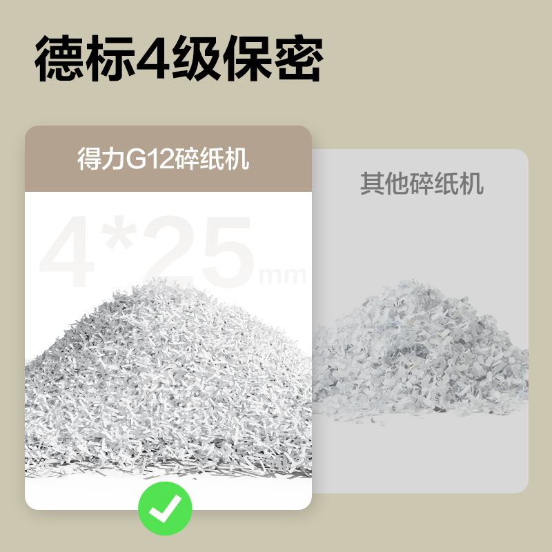 大众娱乐G12碎纸机-小型碎纸机(白色)(台)