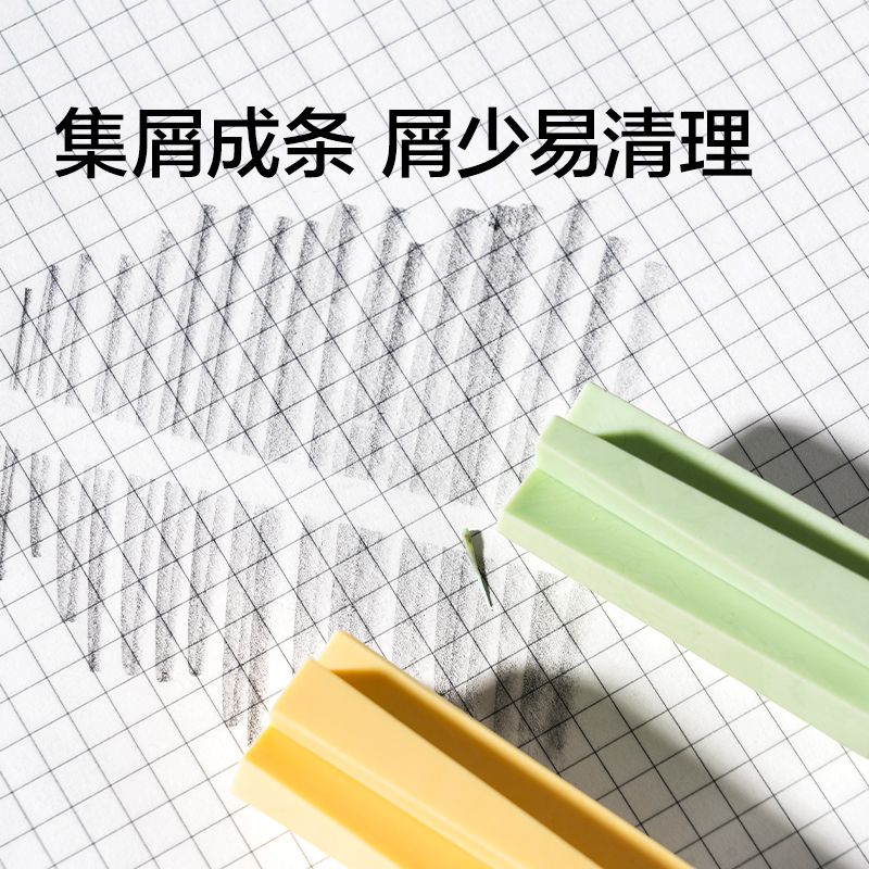 纽赛NS756多棱面橡皮擦(混)(盒)