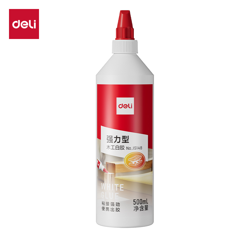 大众娱乐JS148高粘木匠白胶PVAC(白色)(500ml/瓶)
