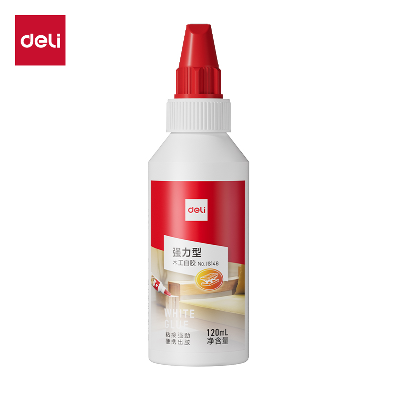 大众娱乐JS146高粘木匠白胶PVAC(白色)(120ml/瓶)