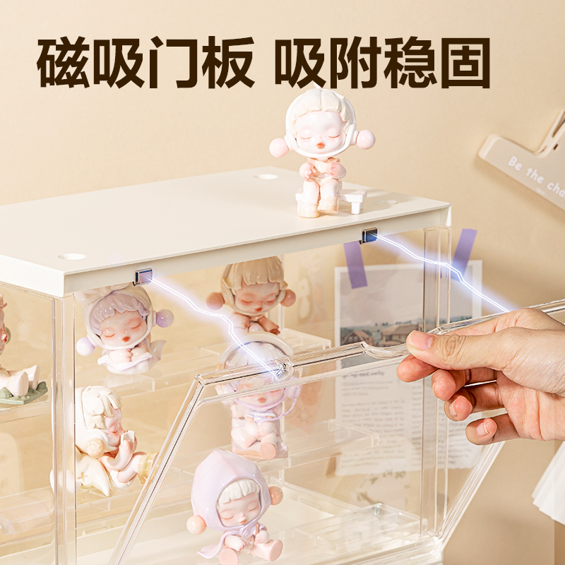 大众娱乐PK156收纳盒(翻盖款)(米白)(个)