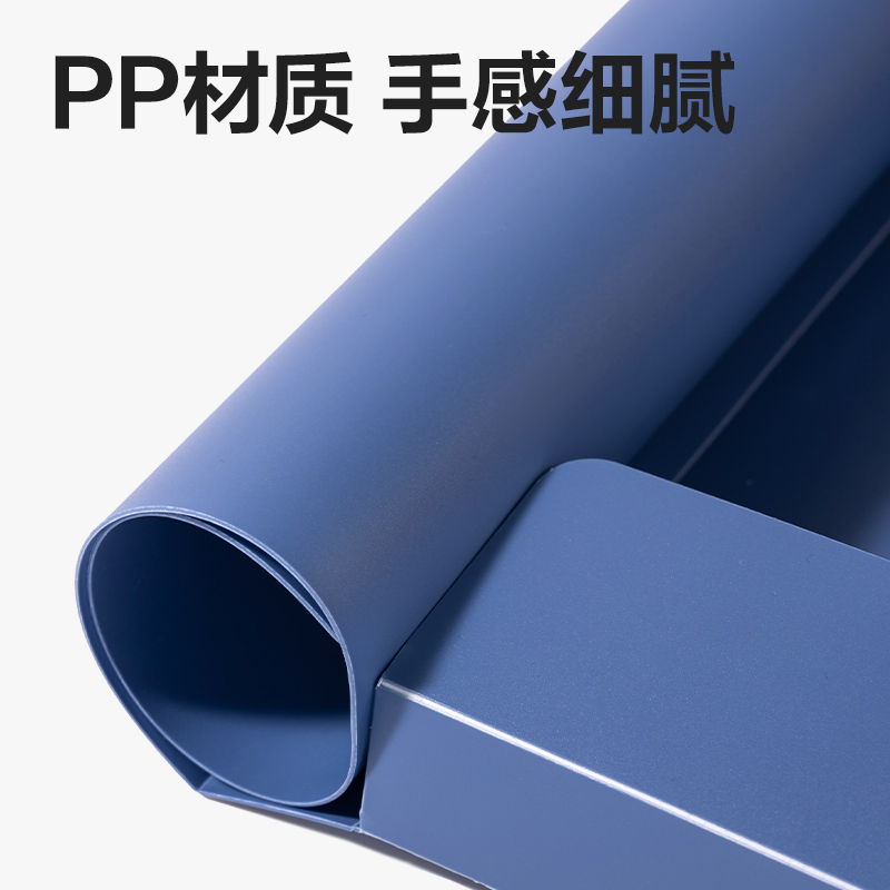 大众娱乐PA155折叠档案盒(灰蓝)(10个/包)