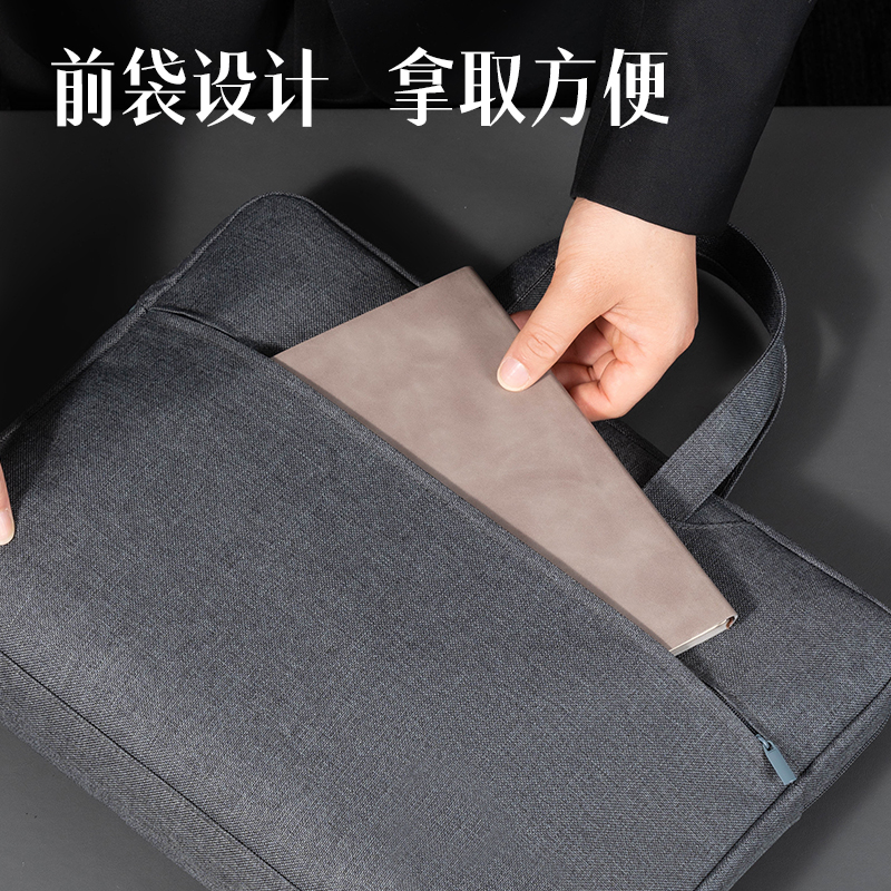 大众娱乐DP090多功效内置水杯袋公牍包(灰)(个)